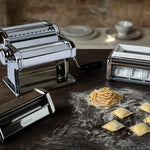 Marcato Atlas 3-Piece Set Pasta Set, Includes Atlas 150, Ravioli, Spaghetti