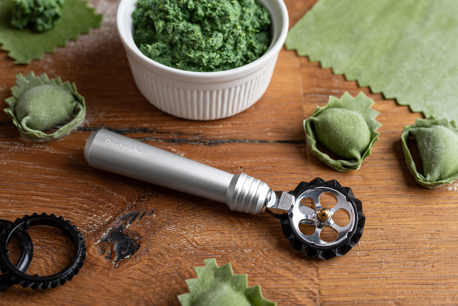 Marcato Design Series Pastawheel Pasta Cutter, Silver