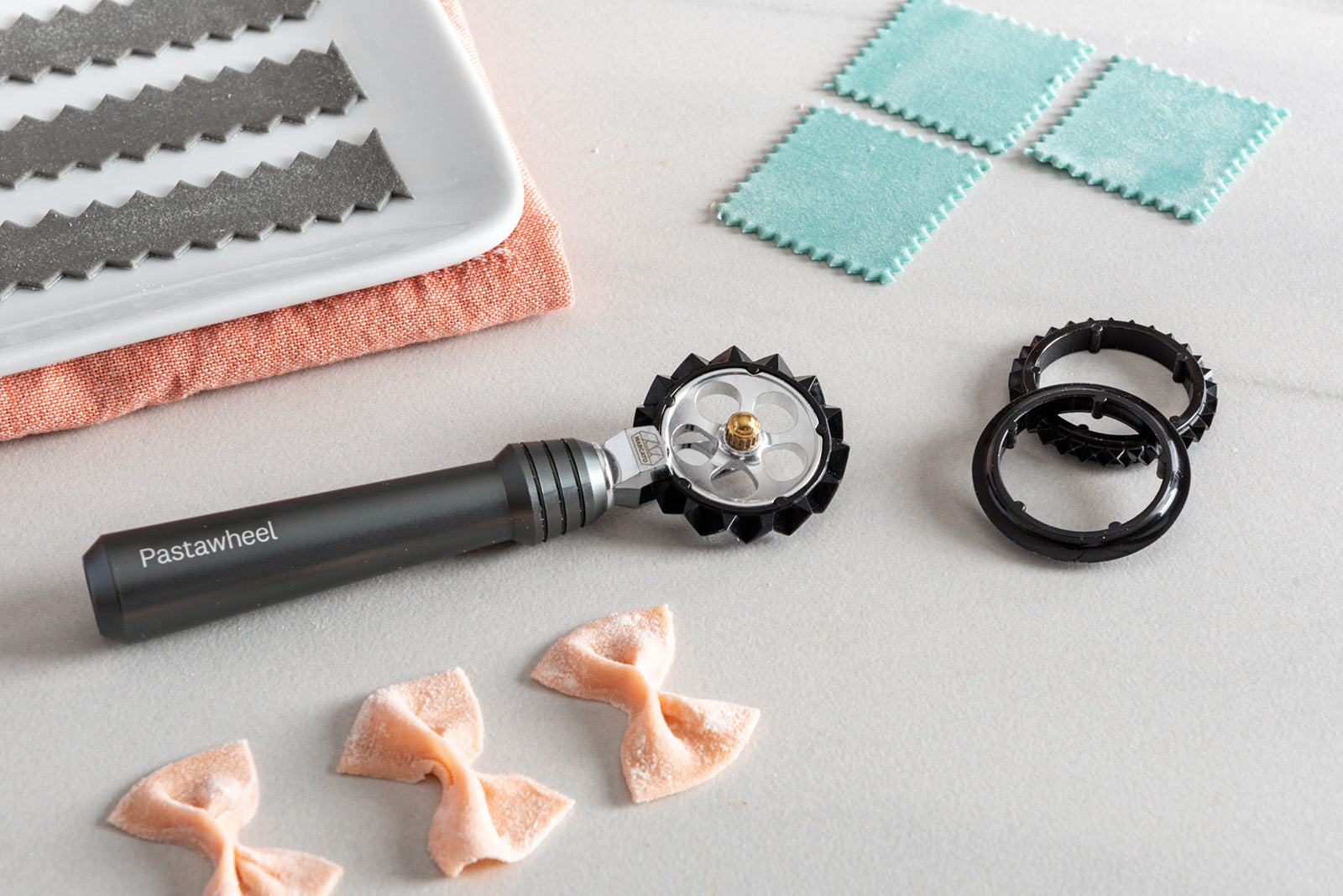 Marcato Design Series Pastawheel Pasta Cutter, Powder Grey