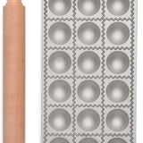 Ravioli Mold by Marcato, Made in Italy, Makes 24 Round Raviolis, 1.5-Inch