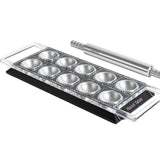Marcato Atlas Tablet Pasta Maker, Made in Italy, Makes 10 Raviolis, Black