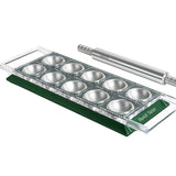 Marcato Atlas Tablet Pasta Maker, Made in Italy, Makes 10 Raviolis, Green
