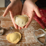 Marcato Classic Ravioli Maker Stamp, Heart Shape, 3-Inch