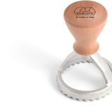 Marcato Classic Ravioli Maker Stamp, Round, 1-Inch