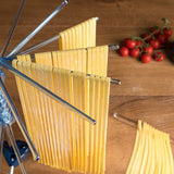 Marcato Atlas Collapsible Pasta Drying Rack, Made In Italy, Blue