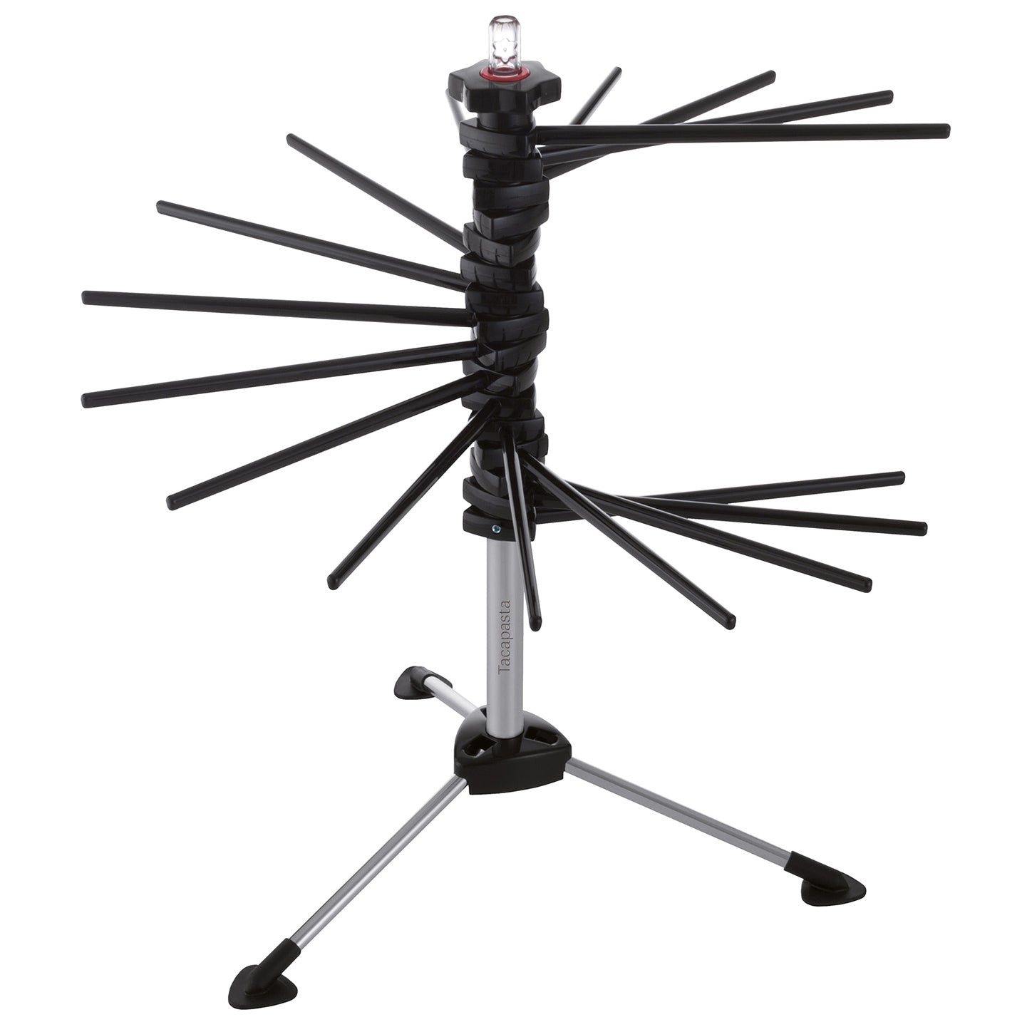 Marcato Atlas Collapsible Pasta Drying Rack, Made In Italy, Black