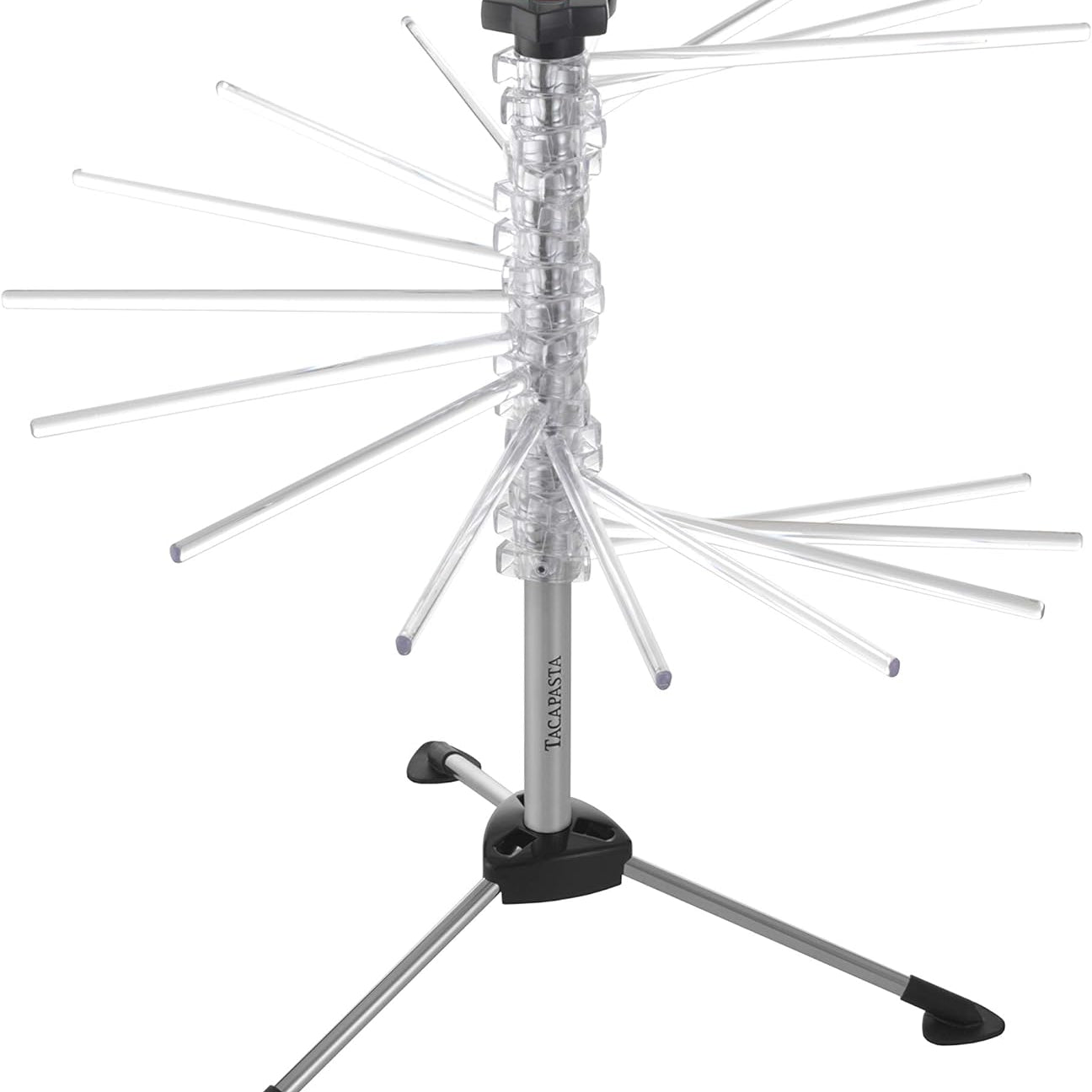 Marcato Atlas Collapsible Pasta Drying Rack, Made In Italy, Clear
