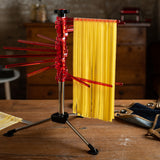 Marcato Atlas Collapsible Pasta Drying Rack, Made In Italy, Red