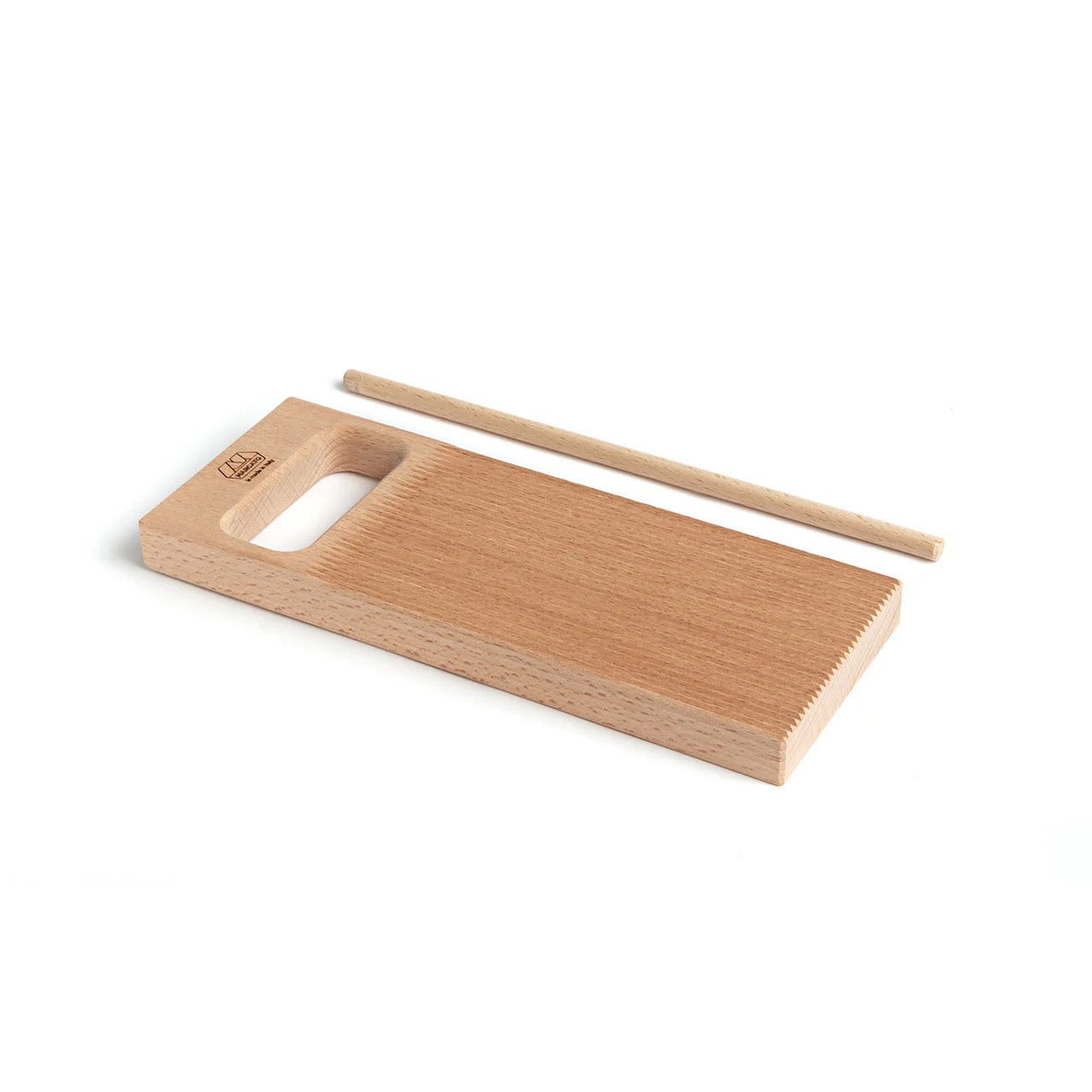 Marcato Gnocchi Board with Garganelli Rod, Made in Italy