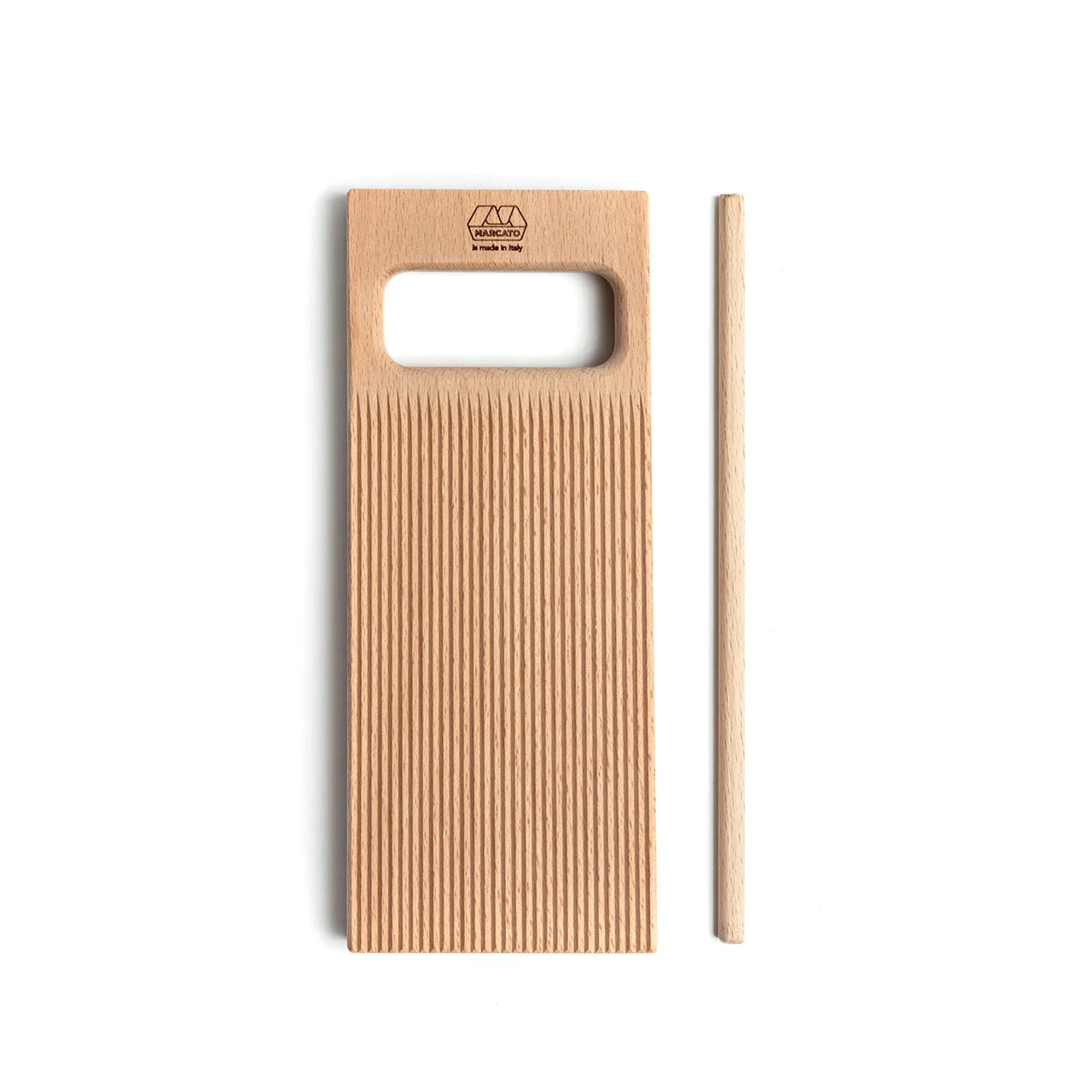 Marcato Gnocchi Board with Garganelli Rod, Made in Italy