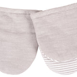 KAF Home Strada Mini Mitts, Set of 2, Gray