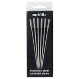 Prodyne Stainless Steel Classic Cocktail Picks, Set of 6