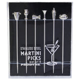 Prodyne Stainless Steel Legacy Martini Picks, Set of 6