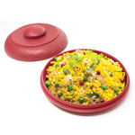 Norpro Sombrero Tortilla Warmer and Holder with Nonslip Bottom, Red