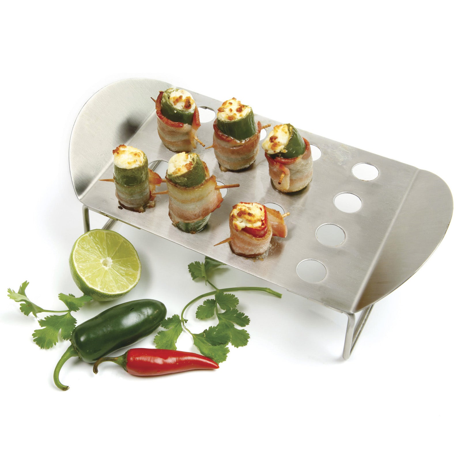 Norpro Stainless Steel Knockdown Pepper Roaster for Jalapeno Poppers