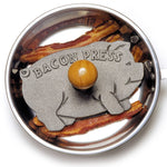 Norpro Cast Iron Pig Shaped Bacon and Grill Press with Wood Handle