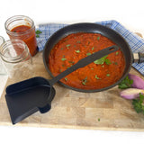 Norpro Spunnel Deluxe Spatula with Built In Funnel, Black