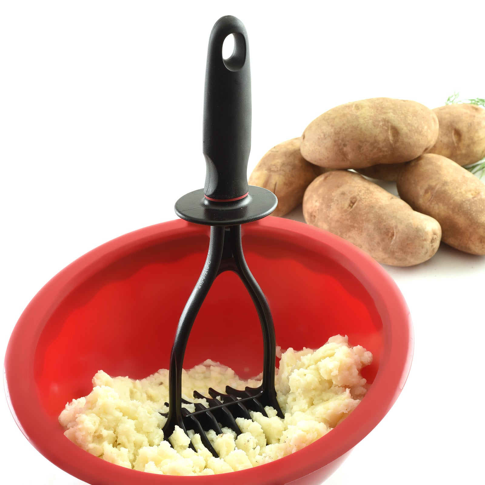 Norpro Heat Resistant Black Nylon Potato Masher, 11-Inch