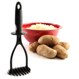 Norpro Heat Resistant Black Nylon Potato Masher, 11-Inch