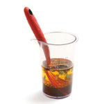 Norpro Grip-EZ Fiskie Fork and Whisk Combo Kitchen Tool, Red