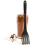 Norpro Grip-EZ Jumbo Fiskie Fork and Whisk Combo Kitchen Tool, 11-Inch, Black