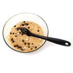 Norpro Grip-EZ Jumbo Fiskie Fork and Whisk Combo Kitchen Tool, 11-Inch, Black