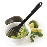 Norpro Grip-EZ Jumbo Fiskie Fork and Whisk Combo Kitchen Tool, 11-Inch, Black