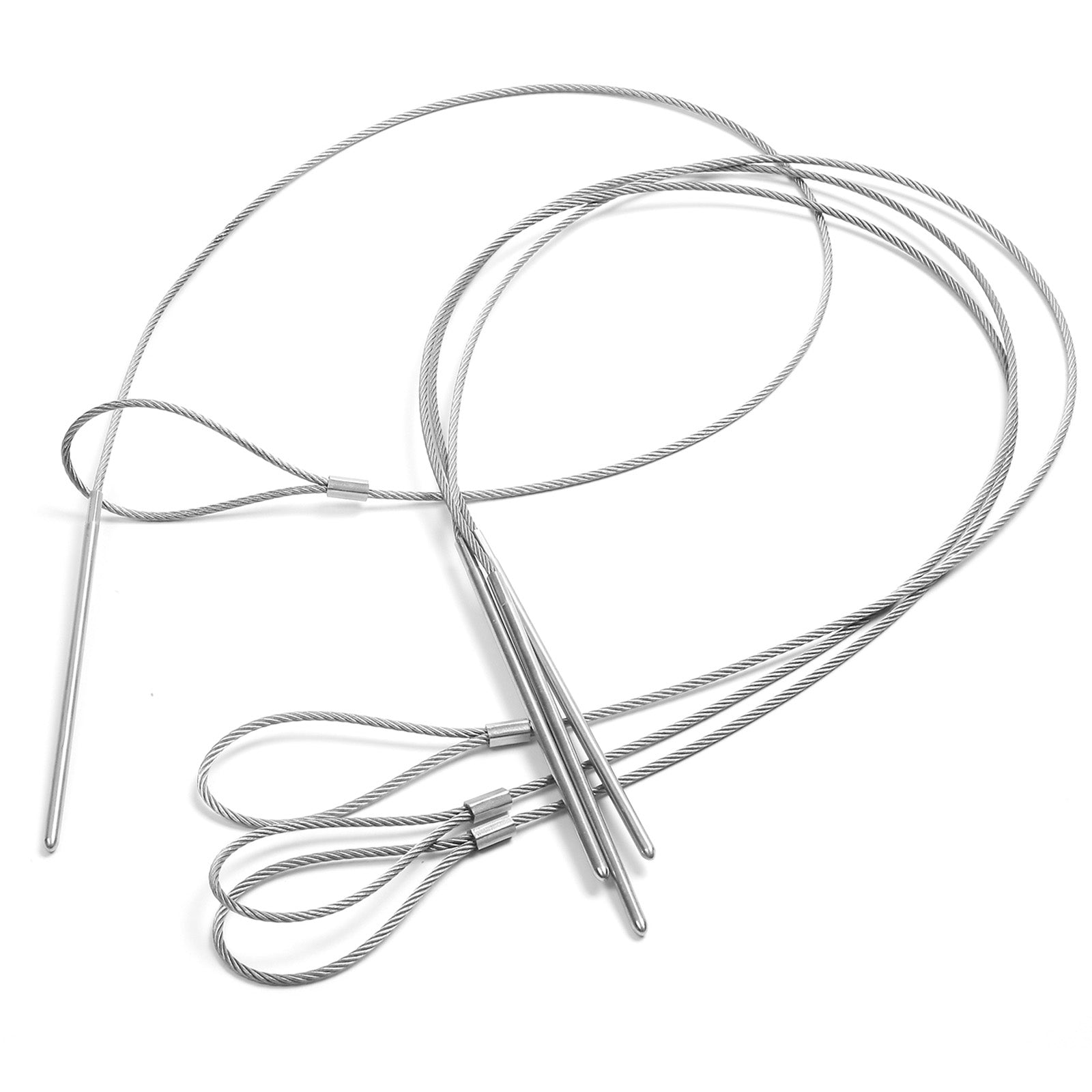 Norpro Stainless Steel Flexible BBQ Skewers, Set of 4