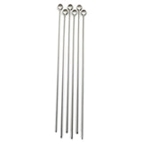 Norpro Stainless Steel 12-Inch Barbeque Skewers, Set of 6