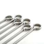 Norpro Stainless Steel 14-Inch Barbeque Skewers, Set of 6