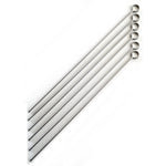 Norpro Stainless Steel 14-Inch Barbeque Skewers, Set of 6