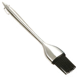 Norpro 12-Inch Silicone BBQ Brush with Stainless Steel Handle