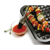 Norpro 12-Inch Silicone BBQ Brush with Stainless Steel Handle