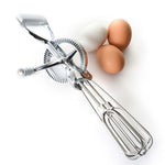 Norpro Egg Beater Classic Hand Crank Style, 12-Inch Stainless Steel Mixer