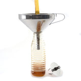 Norpro Heavy Duty Stainless Steel Funnel with Detatchable Strainer, 4.75-Inch