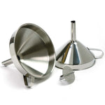 Norpro Heavy Duty Stainless Steel Funnel with Detatchable Strainer, 4.75-Inch