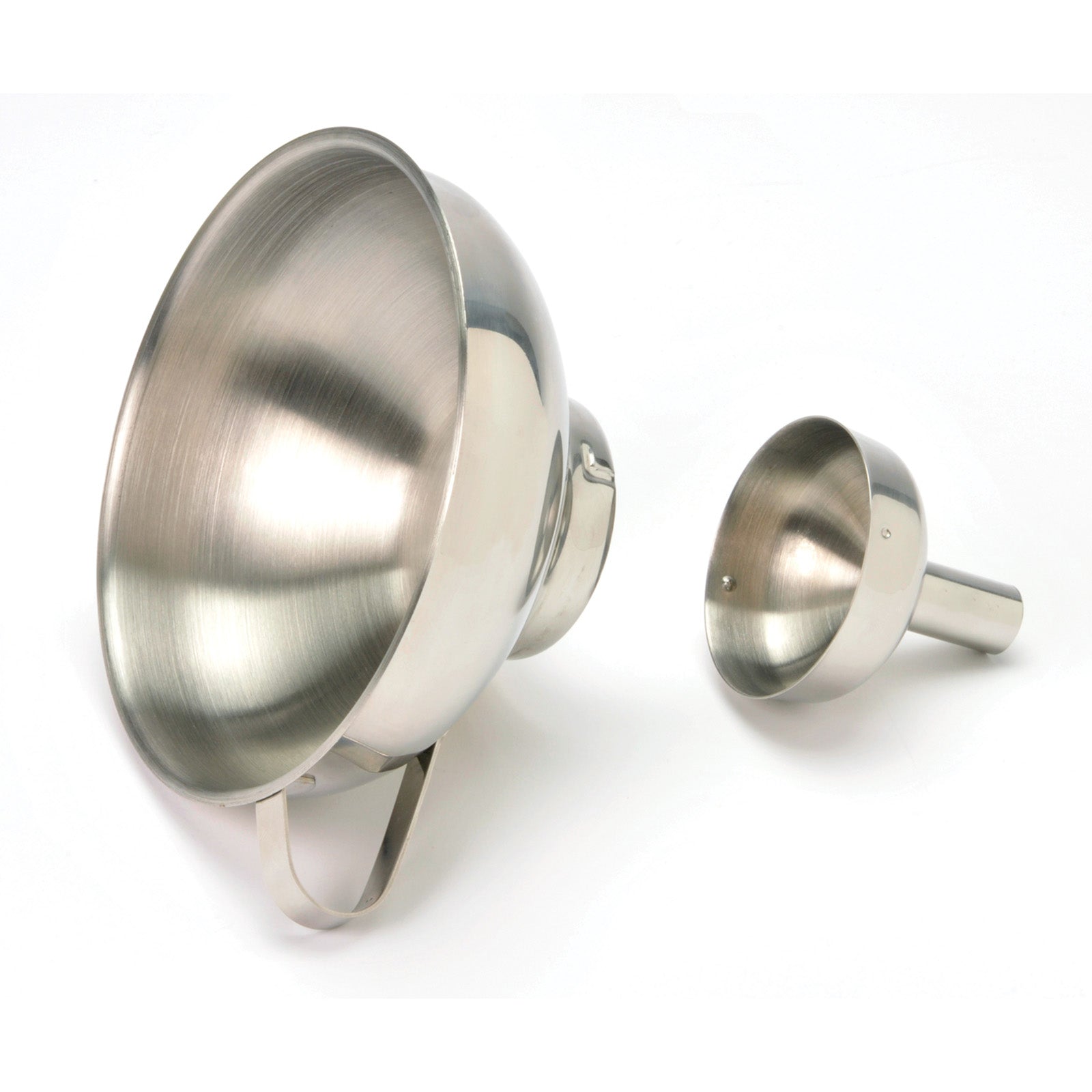 Norpro Heavy Duty Stainless Ssteel Wide Mouth Funnel with Removable Strainer, 5.5-Inch