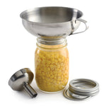 Norpro Heavy Duty Stainless Ssteel Wide Mouth Funnel with Removable Strainer, 5.5-Inch