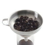 Norpro Heavy Duty Stainless Ssteel Wide Mouth Funnel with Removable Strainer, 5.5-Inch