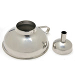 Norpro Heavy Duty Stainless Ssteel Wide Mouth Funnel with Removable Strainer, 5.5-Inch