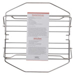 Norpro Adjustable Roast Rack, 11 Inch Nickel-Plated, 7 Positions, Silver