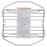 Norpro Adjustable Roast Rack, 11 Inch Nickel-Plated, 7 Positions, Silver