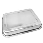 Norpro Stainless Steel 16 Inch Roast & Lasagna Pan, Heavy Duty, 2" Depth