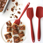 Norpro Heavy Duty Silicone Spatulas, Set of 3, Red