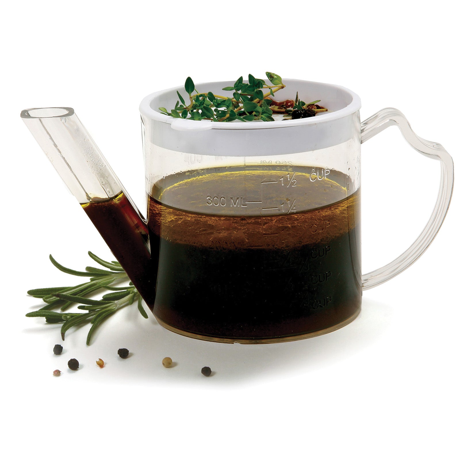Norpro Clear Separator/Strainer, 1.75 Cup/400ml, Dishwasher Safe