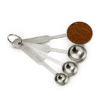 Norpro Stainless Steel Measuring Spoons, 4-Piece Set with Metric Equivalents