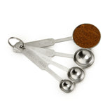 Norpro Stainless Steel Measuring Spoons, 4-Piece Set with Metric Equivalents