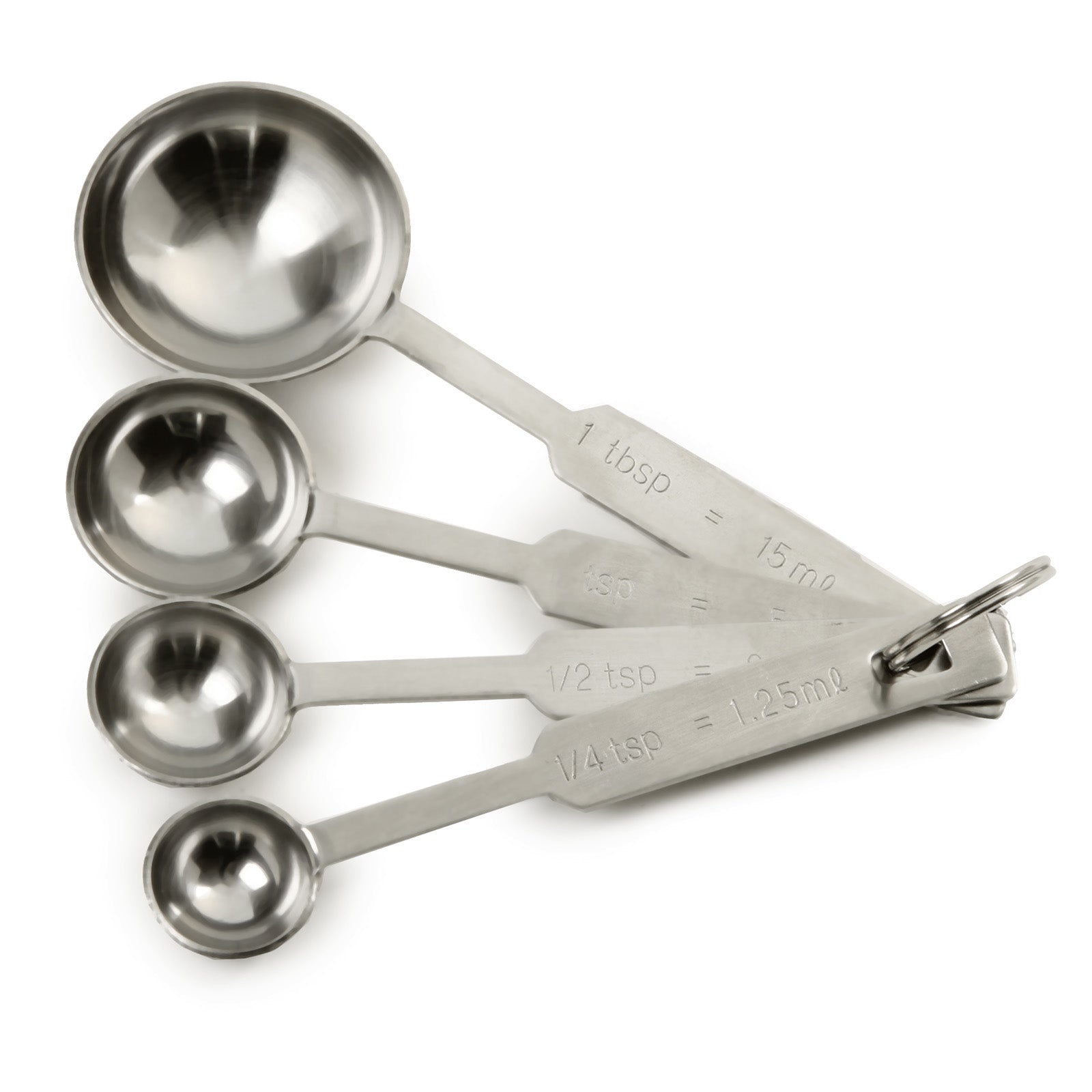 Norpro Stainless Steel Measuring Spoons, 4-Piece Set with Metric Equivalents