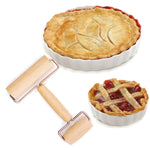 Norpro Wood Pastry/Pizza Roller, 4-Inch Hardwood Dough Roller