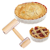Norpro Wood Pastry/Pizza Roller, 4-Inch Hardwood Dough Roller